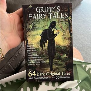 Grimm's Fairy Tales Book - Black and Green Cover